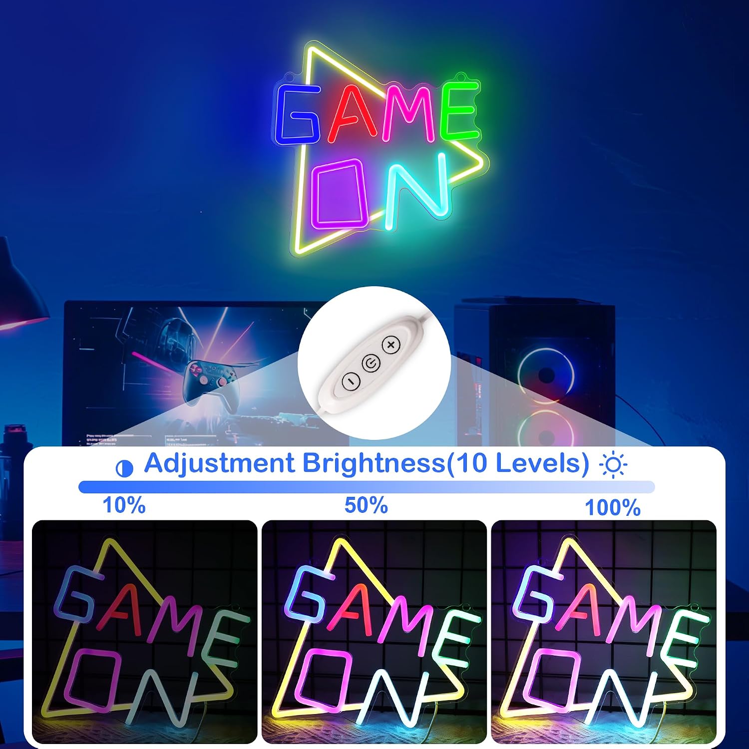 Game On Neon Sign photo 2