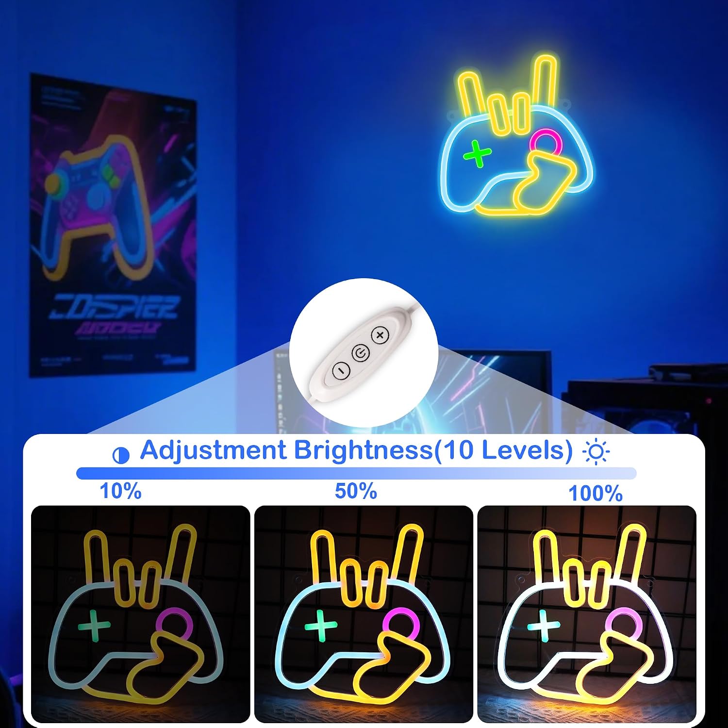 Gamer Neon Sign photo 3