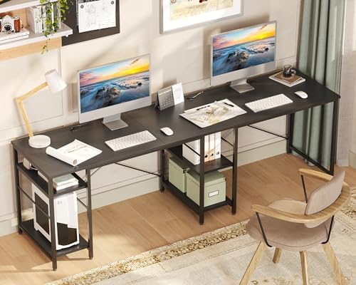 Desk with Storage Shelves 151cm