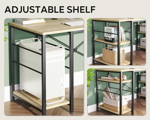 L-Shaped Desk with Shelves 151cm photo 3