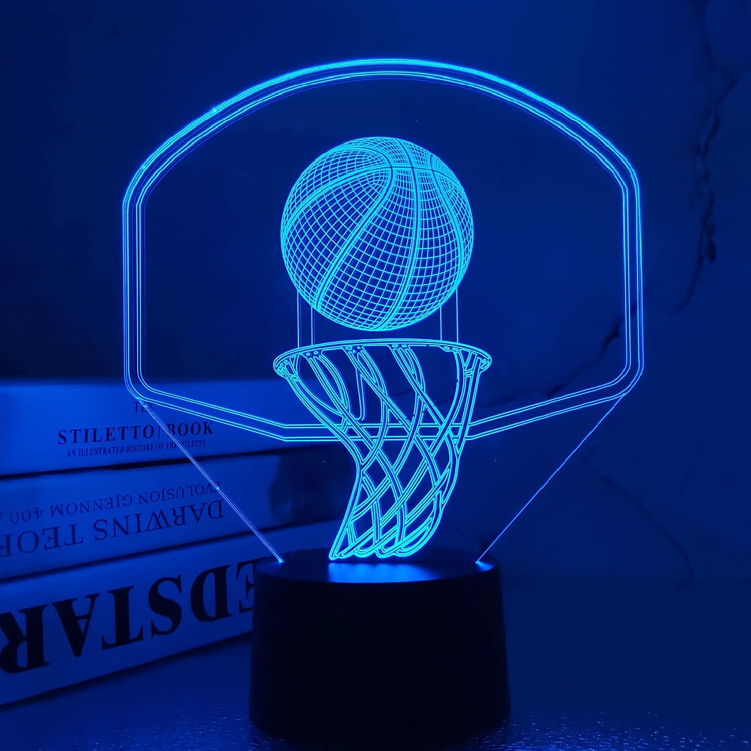 Basketball 3D Night Light setup photo