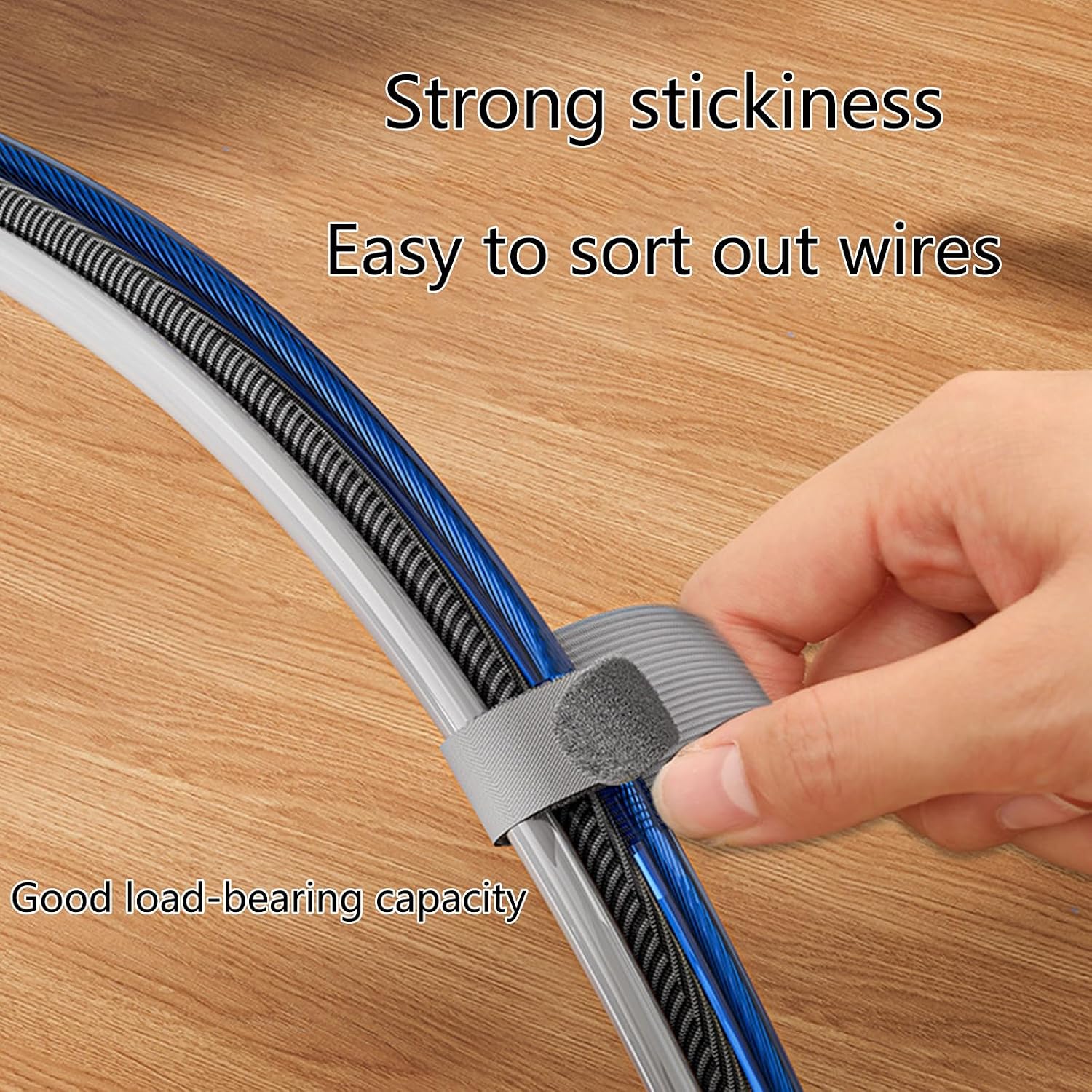 Hook & Loop Cable Ties 50-Pack photo 2