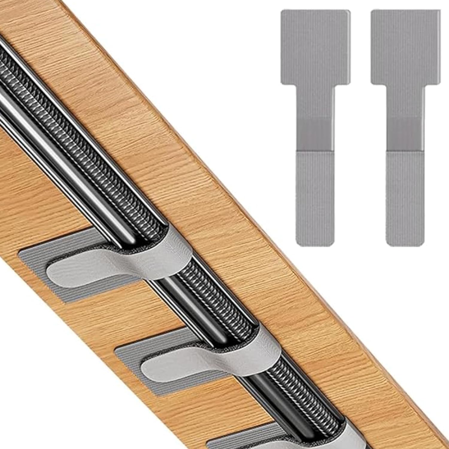 Hook & Loop Cable Ties 50-Pack setup photo