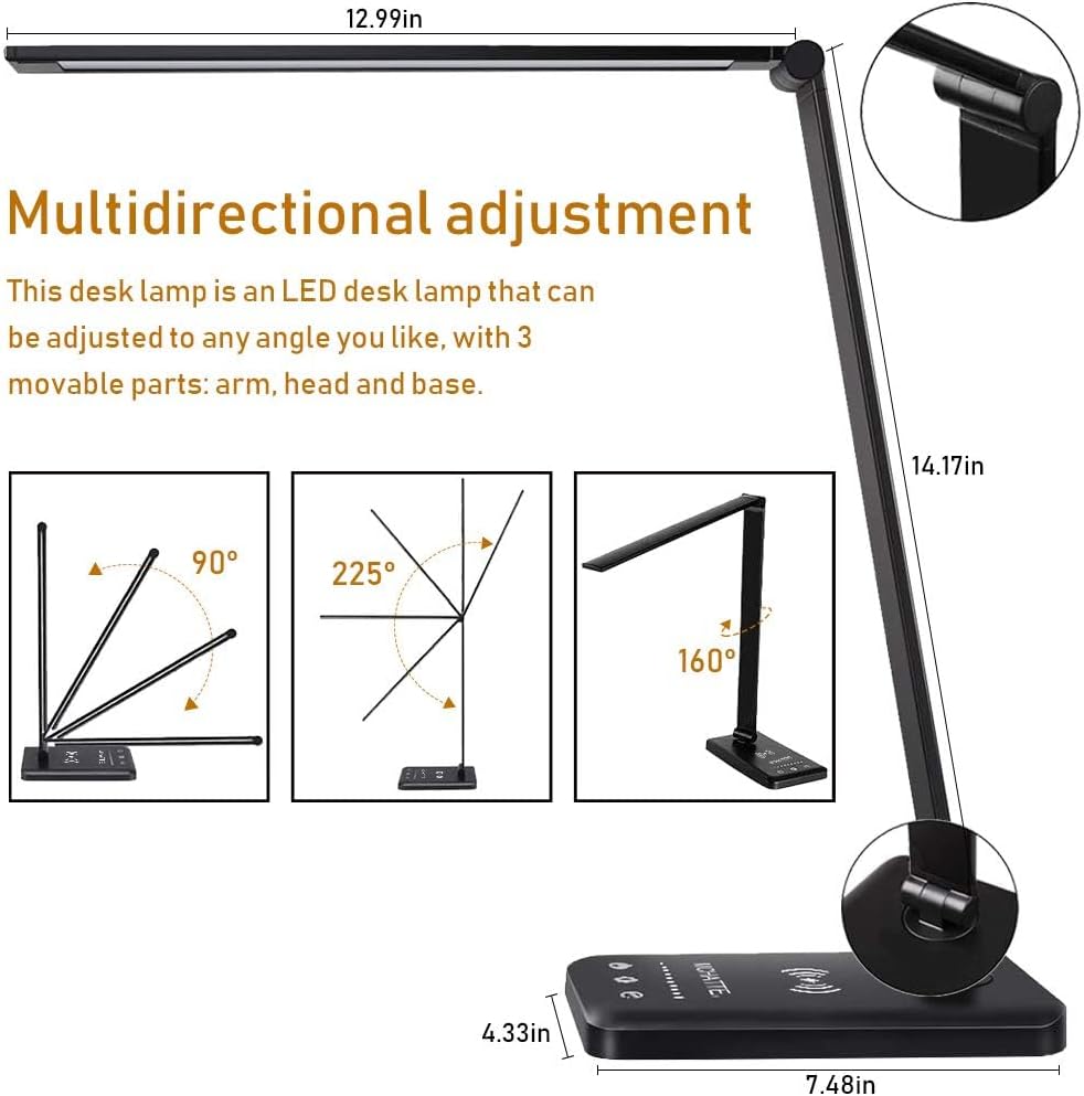 Desk Lamp with Wireless Charger photo 4