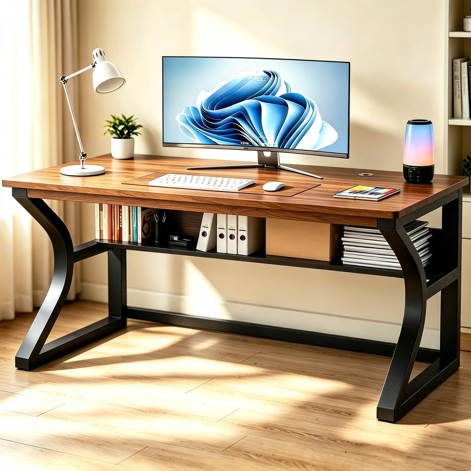 Study Desk with Shelf 80cm