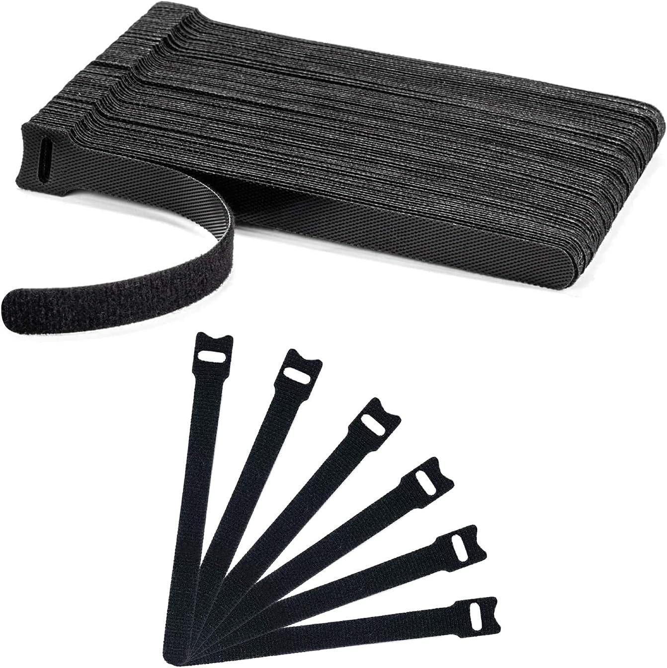 Reusable Cable Ties 100-Pack