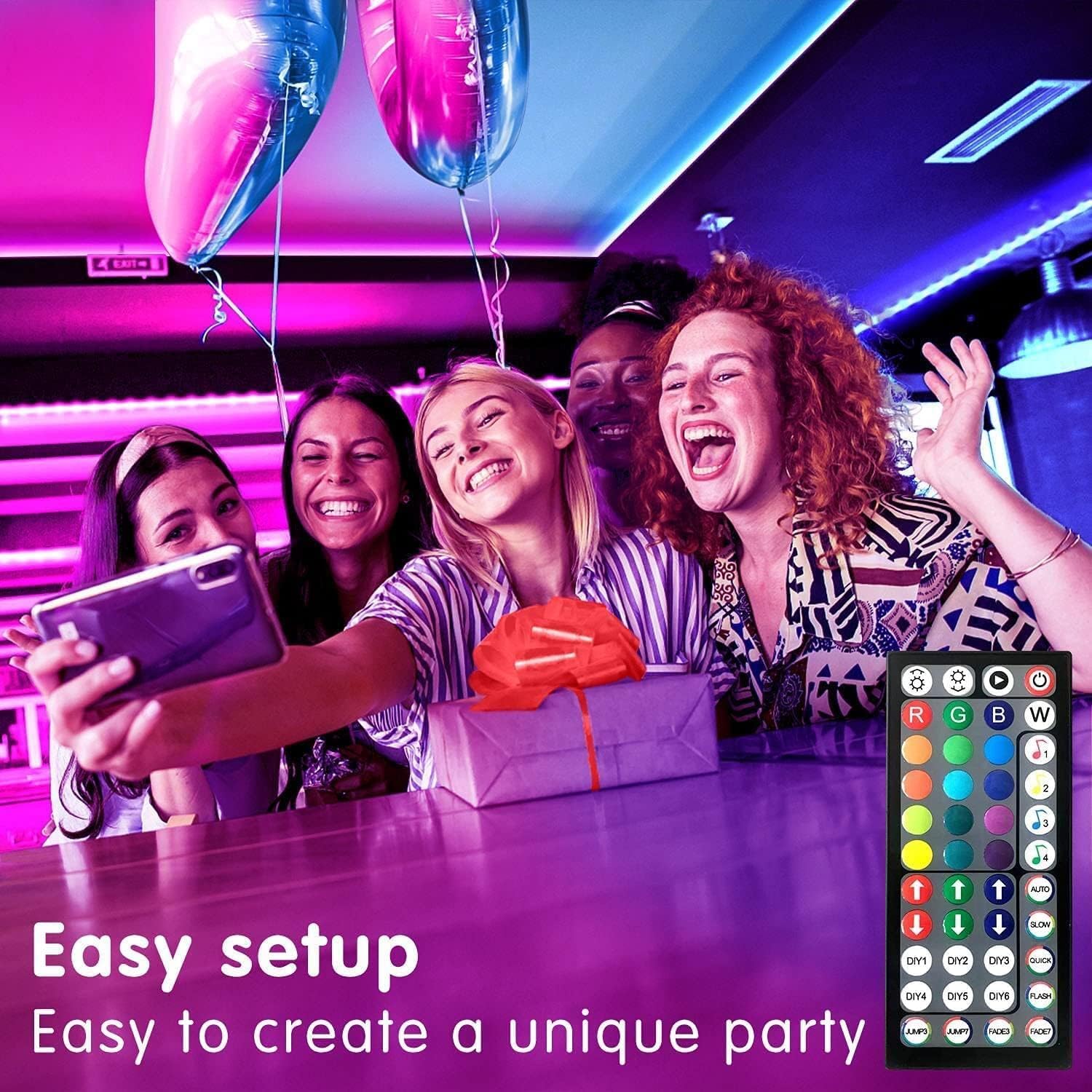 Bluetooth RGB Strip Lights 30m photo 2