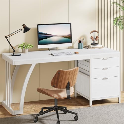 Study Desk with 3 Drawers 150cm photo 2