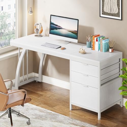 Study Desk with 3 Drawers 150cm photo 4