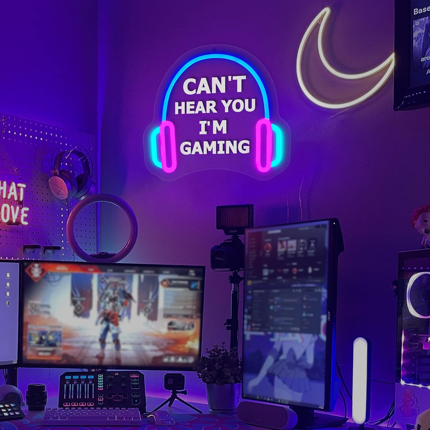Can't Hear You Neon Sign photo 3